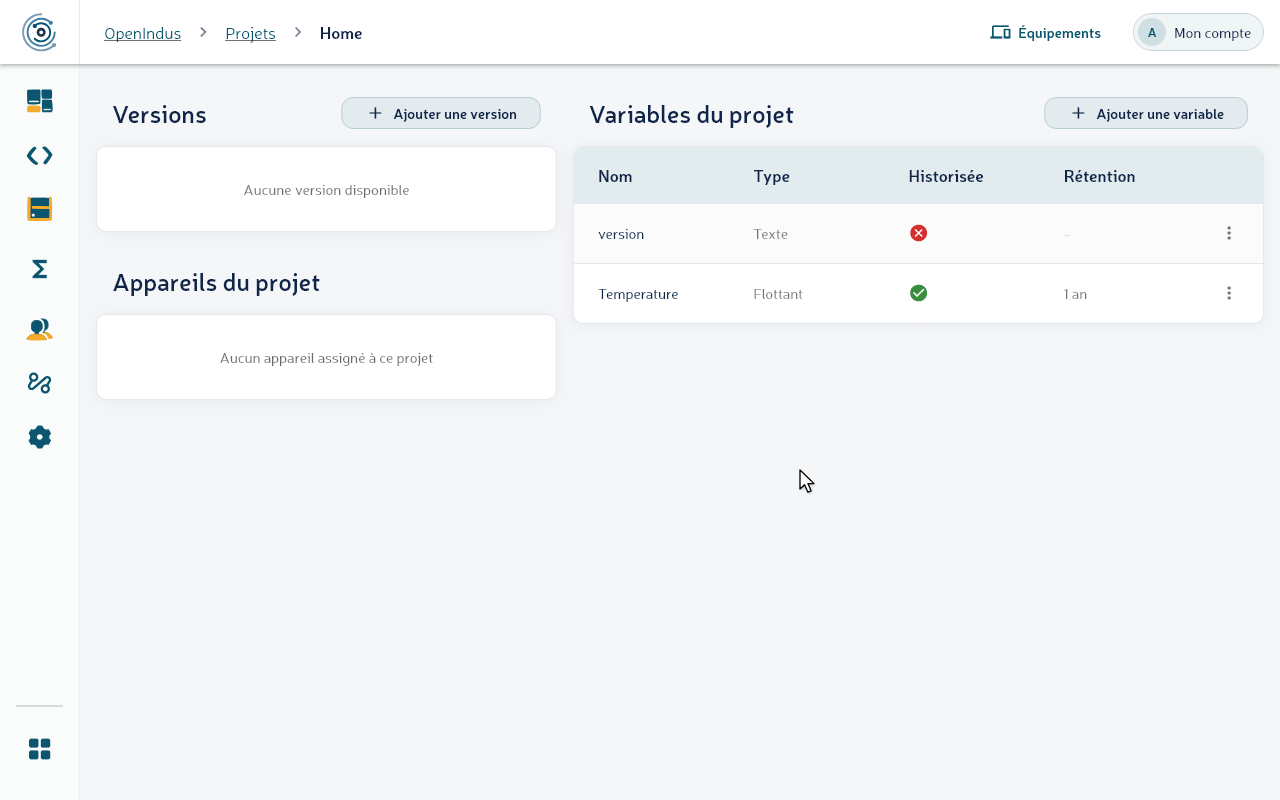 Démonstration : création de la version 1.0.0 avec son journal des modifications et sa connectivité